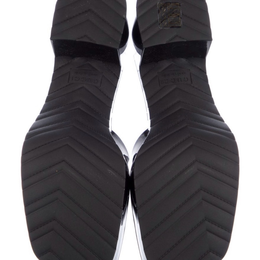NWT Gucci Rubber Women's Black Glossy Platforms. US 8, 9 - Picture 5 of 6